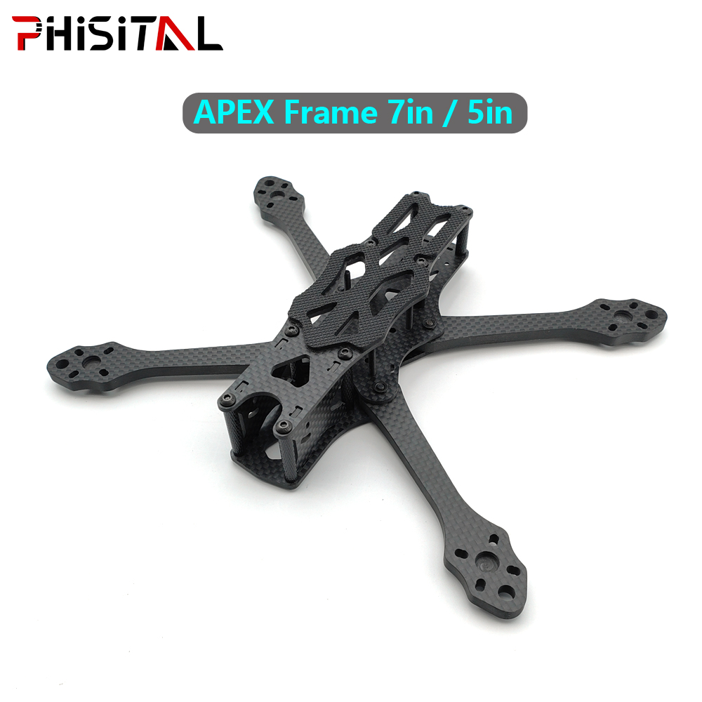 Drone Kit Octocopter - ชุดโครงควอดคอปเตอร์คาร์บอนไฟเบอร์ APEX ขนาด 7 นิ้ว/6 นิ้ว/5